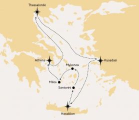 Круиз от Солун „Идилична Гърция и нейните острови“ – 8 дни със Celestyal Cruises